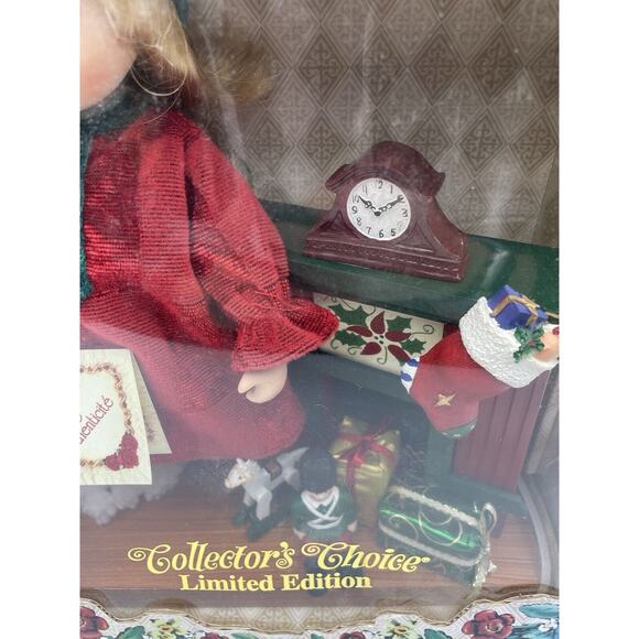 Collector's Choice Limited Edition Fine Bisque Porcelain Doll Christmas ~NEW ~ - Picture 6 of 11